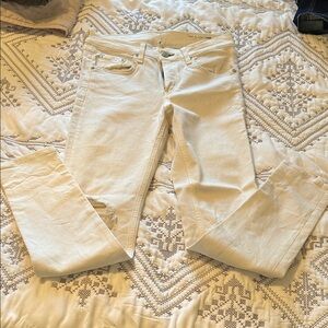 rag & bone Women's White Skinny Jeans